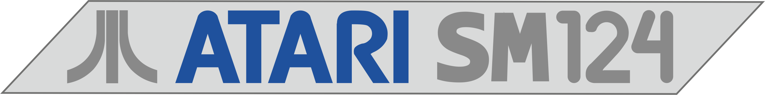 Atari SM124: logo