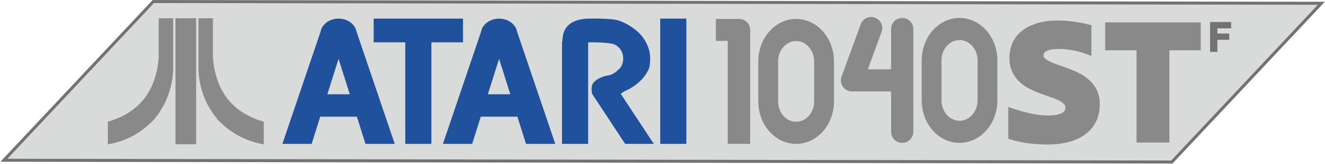 Atari 1040STF: logo