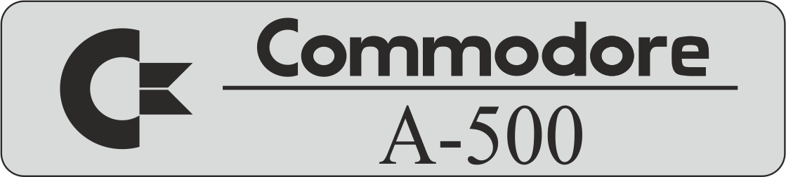 C= Amiga A500: logo