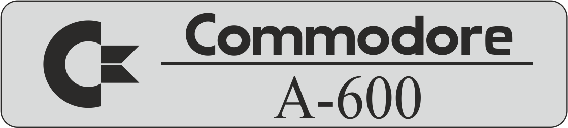 C= Amiga A600: logo