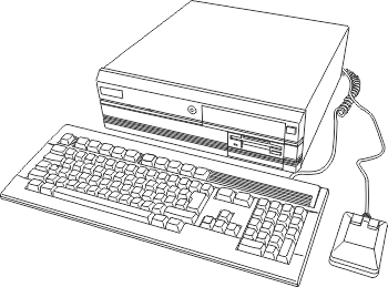 C= Amiga A4000: Teclado
