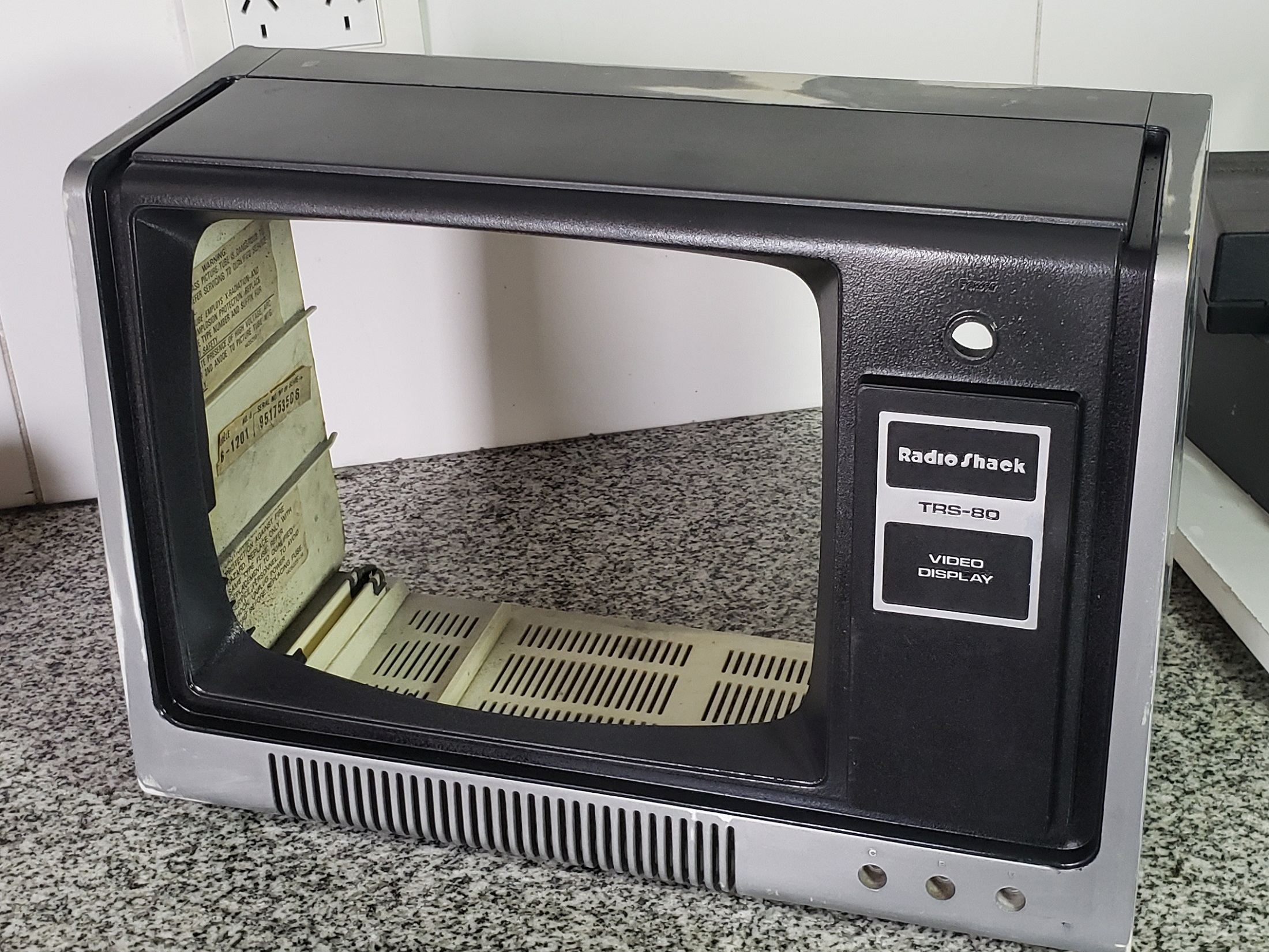 Radio Shack TRS-80 Model I Monitor: 16 - Pintura negra