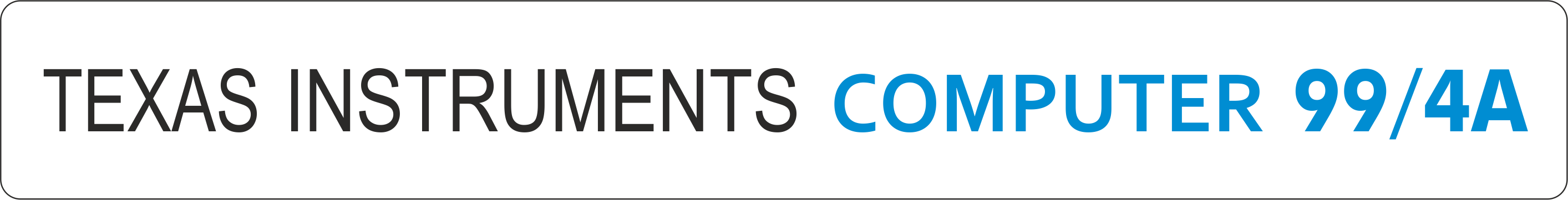 Texas Instruments PHC004A Beige (TI 99/4A): logo