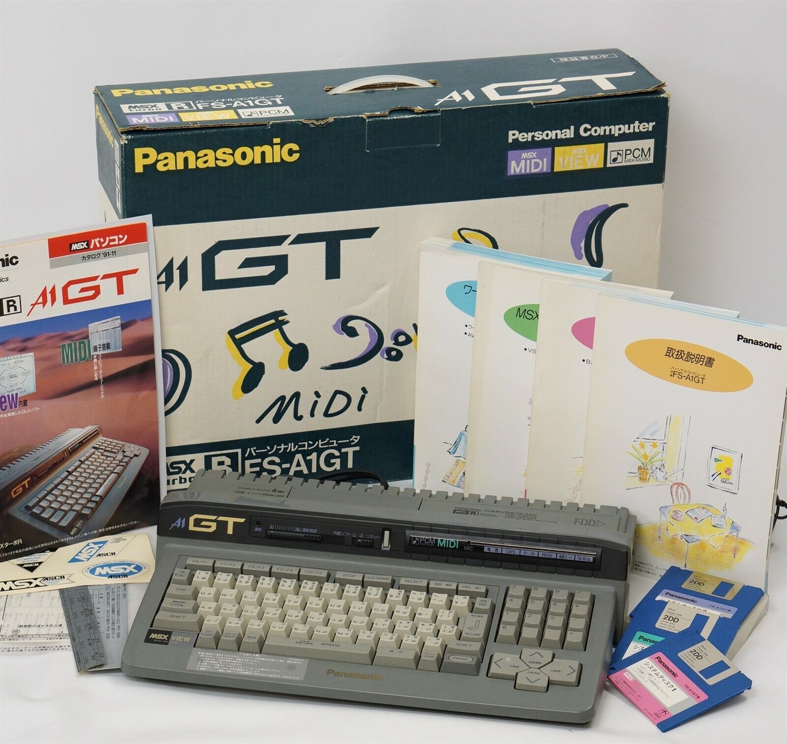 Panasonic FS-A1GT: Consola y distribución