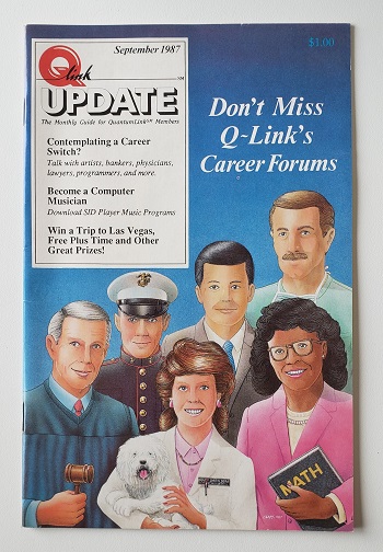 Commodore C1660: Qlink Update Magazine September 1987 - 181159