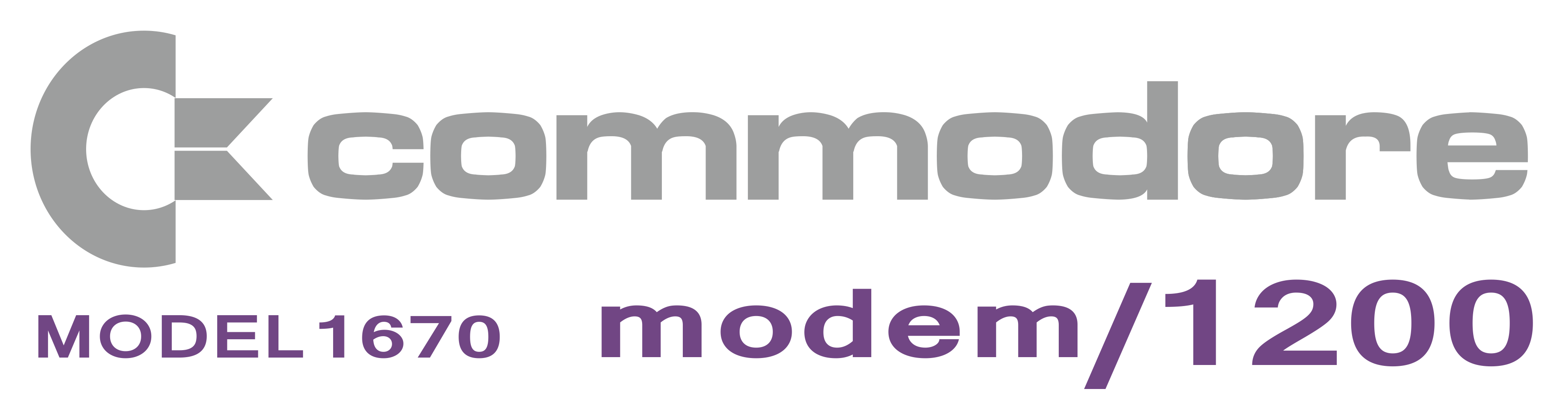 Commodore C1670: logo