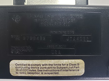 Texas Instruments PHP1500: Etiqueta 9796489