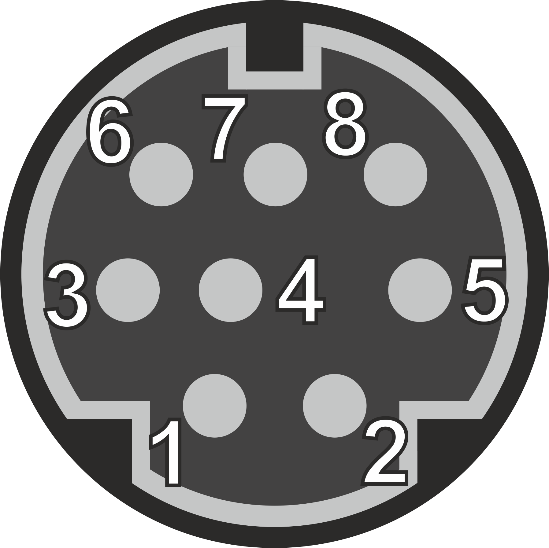 Cable - MINIDIN 8 M