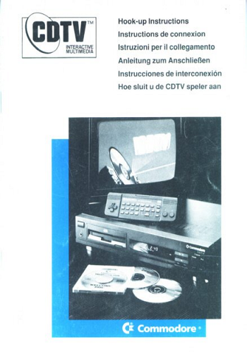 C= Amiga CDTV: Hook Up Manual