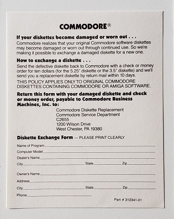 Commodore C1670: Damaged diskettes - CA1173938